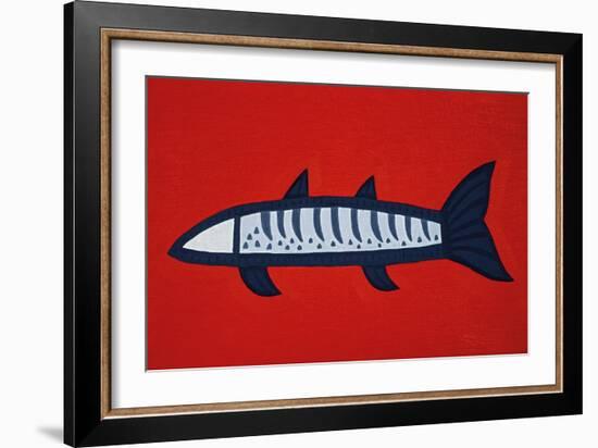 A Fish For My Friend Patricia-Cristina Rodriguez-Framed Giclee Print