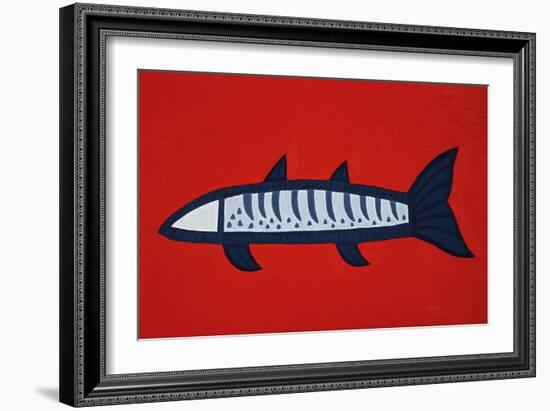 A Fish For My Friend Patricia-Cristina Rodriguez-Framed Giclee Print