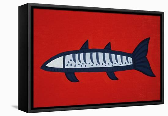 A Fish For My Friend Patricia-Cristina Rodriguez-Framed Premier Image Canvas