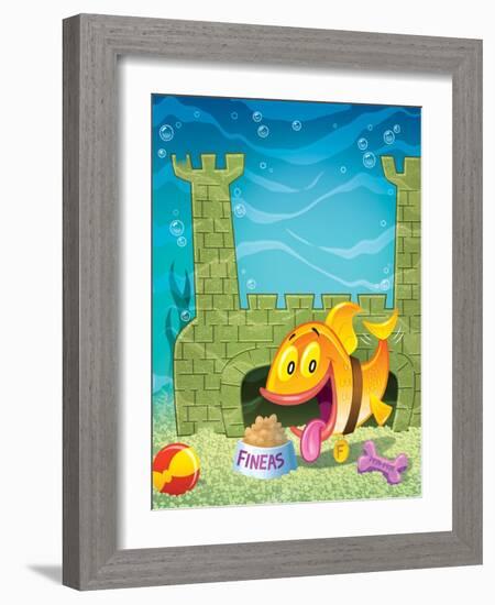 A Fish - Jack & Jill-Gary LaCoste-Framed Giclee Print