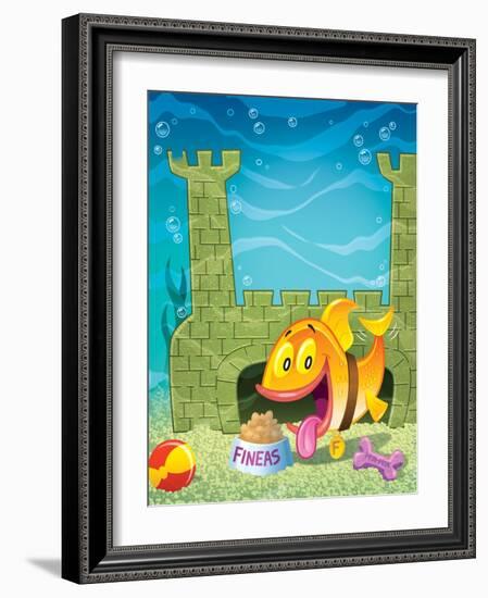 A Fish - Jack & Jill-Gary LaCoste-Framed Giclee Print