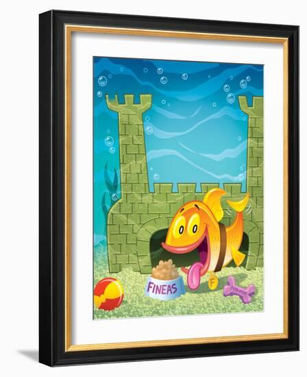 A Fish - Jack & Jill-Gary LaCoste-Framed Giclee Print