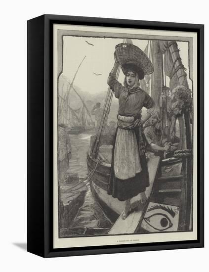 A Fisher-Girl of Lisbon-William Heysham Overend-Framed Premier Image Canvas