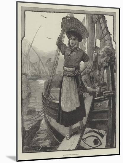 A Fisher-Girl of Lisbon-William Heysham Overend-Mounted Giclee Print