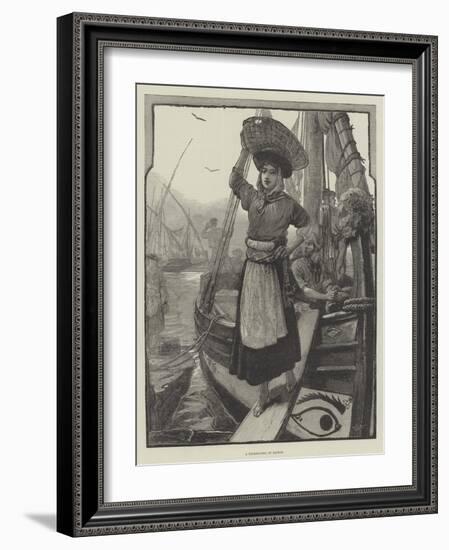 A Fisher-Girl of Lisbon-William Heysham Overend-Framed Giclee Print