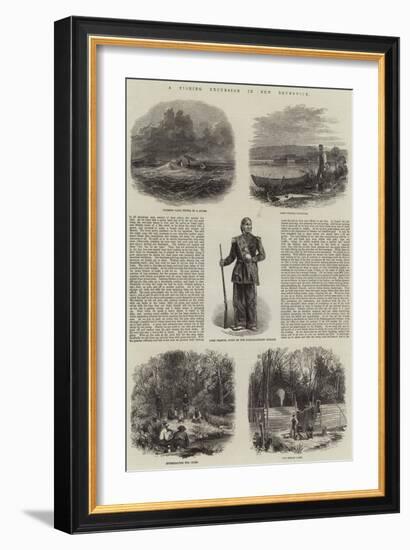 A Fishing Excursion in New Brunswick-null-Framed Giclee Print