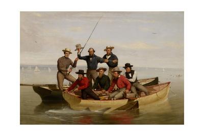 A Fishing Party Off Long Island 1860 Giclee Print By Junius Brutus Stearns Art Com