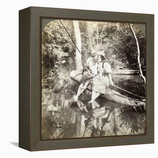 A Fishing Smack-Underwood & Underwood-Framed Premier Image Canvas