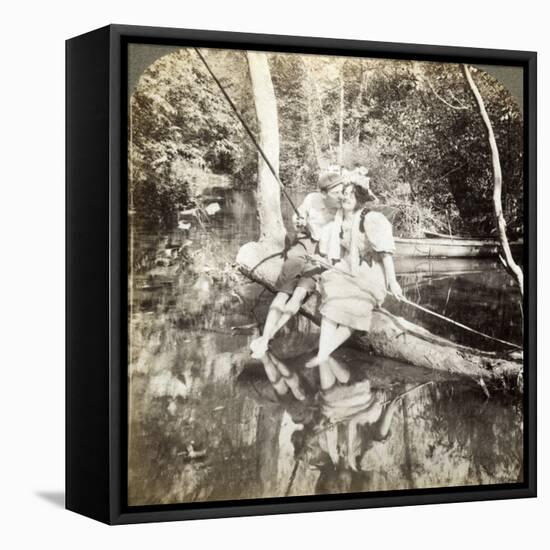 A Fishing Smack-Underwood & Underwood-Framed Premier Image Canvas