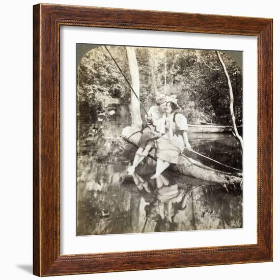 A Fishing Smack-Underwood & Underwood-Framed Photographic Print