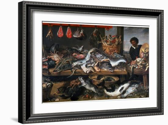 A Fishmonger's Shop, 17th Century-Frans Snyders-Framed Giclee Print