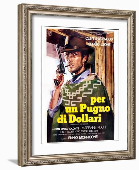 A Fistful of Dollars (aka Per Un Pugno Di Dollari)-null-Framed Art Print