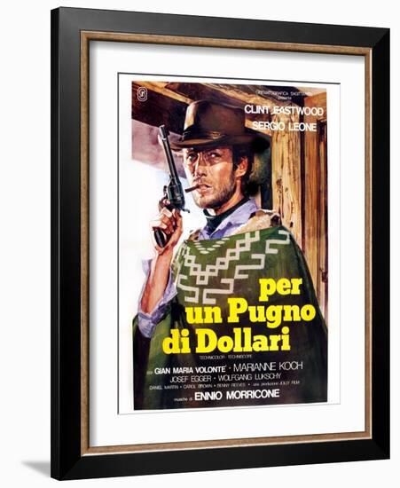 A Fistful of Dollars (aka Per Un Pugno Di Dollari)-null-Framed Art Print