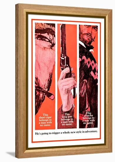 A Fistful of Dollars (aka Per Un Pugno Di Dollari)-null-Framed Stretched Canvas