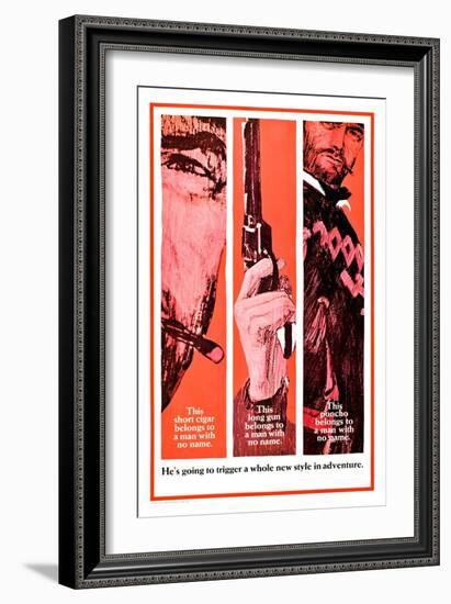 A Fistful of Dollars (aka Per Un Pugno Di Dollari)-null-Framed Art Print