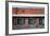 A Fit, Blonde Woman Does Yoga In Front Of An Old Brick Warehouse In Downtown Spokane, Washington-Ben Herndon-Framed Photographic Print