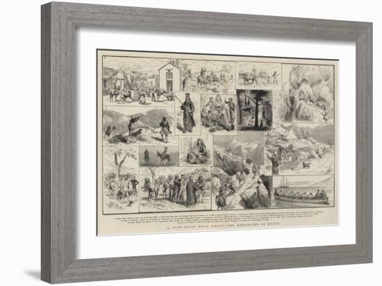 A Five Days' Tour Among the Mountains of Crete-Godefroy Durand-Framed Giclee Print