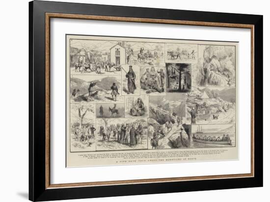 A Five Days' Tour Among the Mountains of Crete-Godefroy Durand-Framed Giclee Print