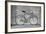 A Fixed-Gear Bicycle (Also Called Fixie) In Black And White With A Green Chain-Dutourdumonde-Framed Premium Giclee Print