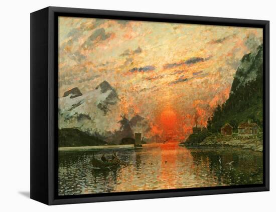 A Fjord-Adelsteen Normann-Framed Premier Image Canvas