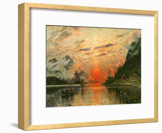 A Fjord-Adelsteen Normann-Framed Giclee Print