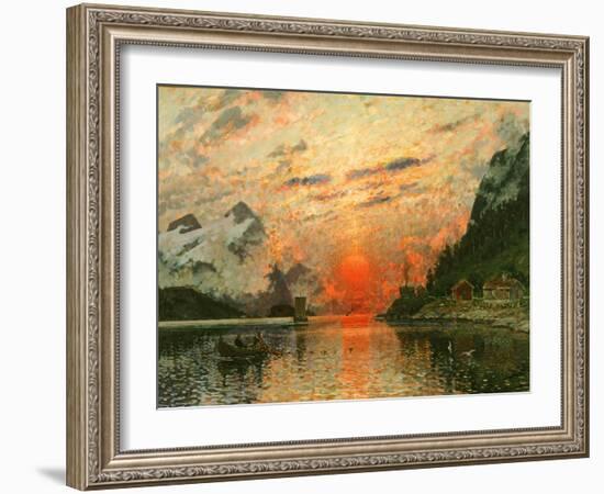 A Fjord-Adelsteen Normann-Framed Giclee Print