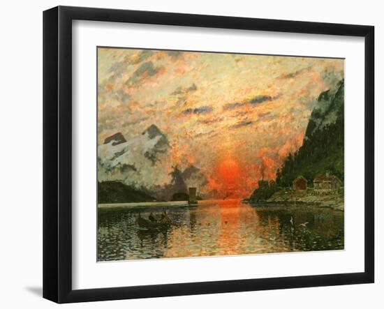 A Fjord-Adelsteen Normann-Framed Giclee Print