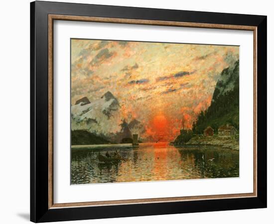 A Fjord-Adelsteen Normann-Framed Giclee Print