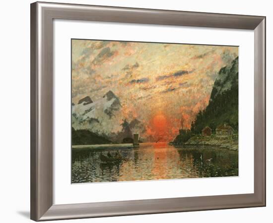 A Fjord-Adelsteen Normann-Framed Giclee Print