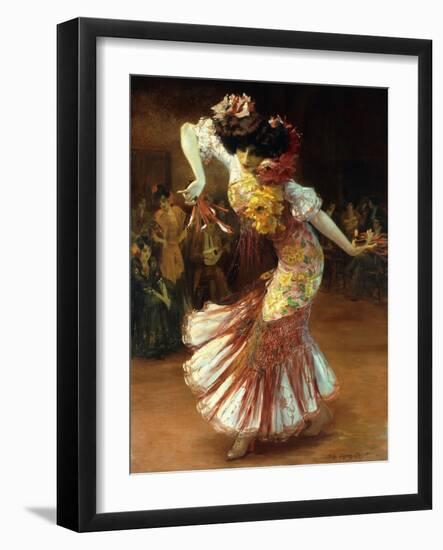 A Flamenco Dancer-Suzanne Daynes-Grassot-Solin-Framed Giclee Print