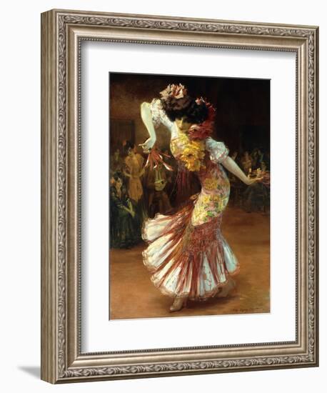 A Flamenco Dancer-Suzanne Daynes-Grassot-Solin-Framed Giclee Print