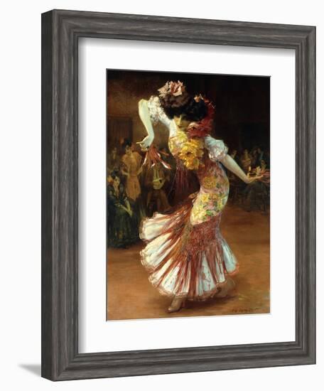 A Flamenco Dancer-Suzanne Daynes-Grassot-Solin-Framed Giclee Print