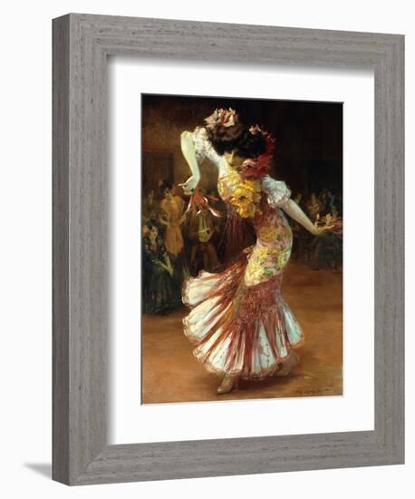 A Flamenco Dancer-Suzanne Daynes-Grassot-Solin-Framed Giclee Print