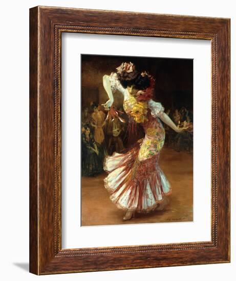 A Flamenco Dancer-Suzanne Daynes-Grassot-Solin-Framed Giclee Print