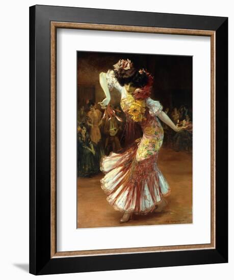 A Flamenco Dancer-Suzanne Daynes-Grassot-Solin-Framed Giclee Print