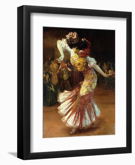 A Flamenco Dancer-Suzanne Daynes-Grassot-Solin-Framed Giclee Print