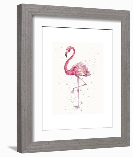 A Flamingo’s Fancy-Sillier than Sally-Framed Art Print