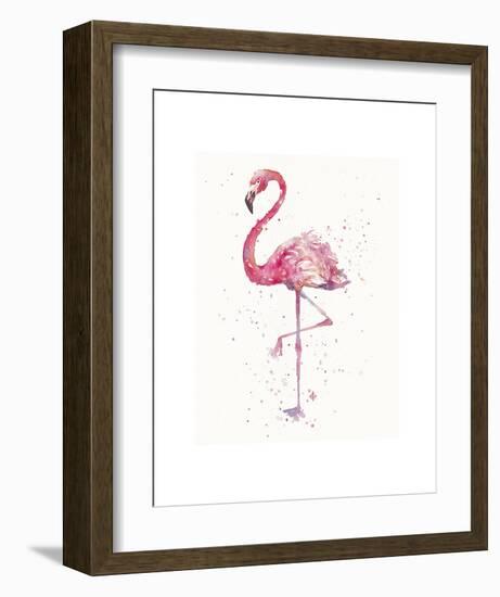 A Flamingo’s Fancy-Sillier than Sally-Framed Art Print