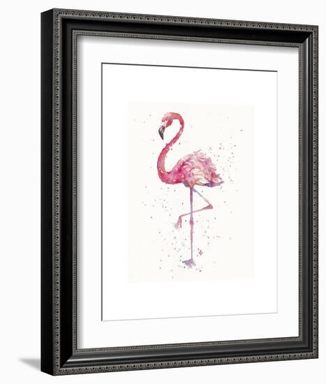 A Flamingo’s Fancy-Sillier than Sally-Framed Art Print