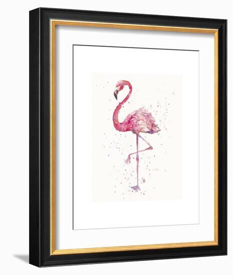 A Flamingo’s Fancy-Sillier than Sally-Framed Art Print