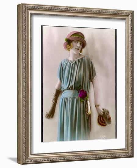 A Flapper from the 1920s-null-Framed Photographic Print