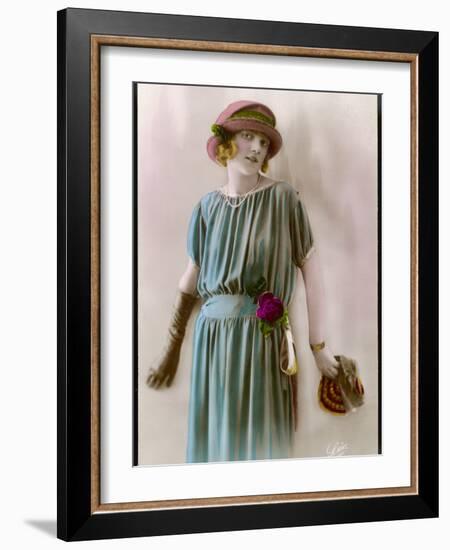 A Flapper from the 1920s-null-Framed Photographic Print