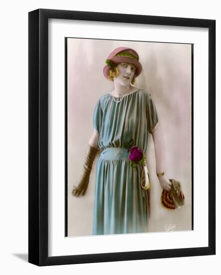 A Flapper from the 1920s-null-Framed Photographic Print