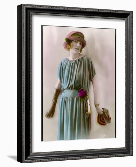 A Flapper from the 1920s-null-Framed Photographic Print