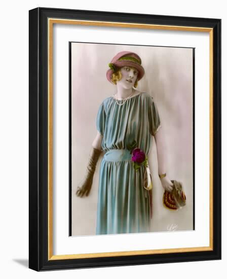 A Flapper from the 1920s-null-Framed Photographic Print