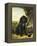 A Flat-Coated Retriever by a Tree-Henriette Ronner-Knip-Framed Premier Image Canvas