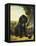 A Flat-Coated Retriever by a Tree-Henriette Ronner-Knip-Framed Premier Image Canvas