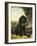 A Flat-Coated Retriever by a Tree-Henriette Ronner-Knip-Framed Giclee Print