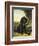 A Flat-Coated Retriever by a Tree-Henriette Ronner-Knip-Framed Giclee Print