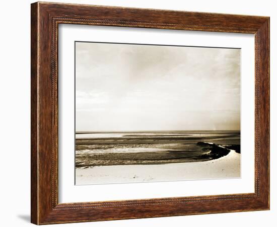 A Flat Expanse at the Beach-Katrin Adam-Framed Photographic Print